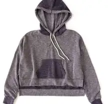 Out from under urban outfitters size small grey blue raglan hoodie