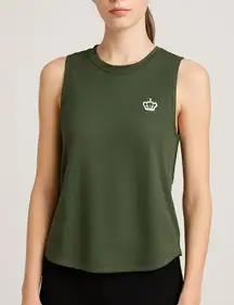 Juicy Couture Sport Olive Green Tank Top Size M