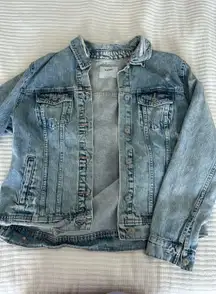 Denim Distressed Jacket