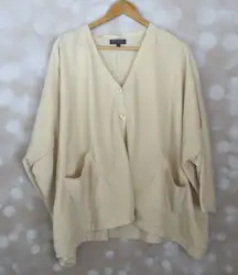 Barefoot Dreams Cream Cardigan NWOT