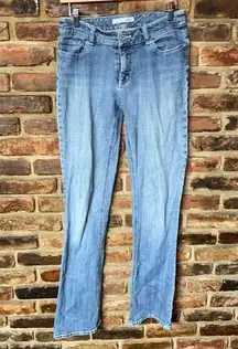 Chico's Medium Wash Blue Denim Straight Leg Jeans Women's Size 00 - US 0/XS