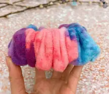 CHUBBY Scrunchie Cotton Candy Plush Thick Scrunchie Hair Accessories Hair Tie