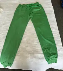 out from under sweatpants kelly green