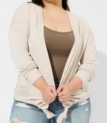 Super Soft Hooded Cardigan Open Front Torrid