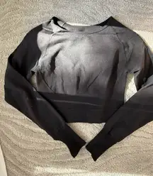 Amazon Workout Top Long Sleeve Black