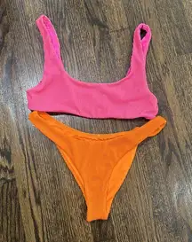 Daily Drills Wavy Bikini Top and bottom set