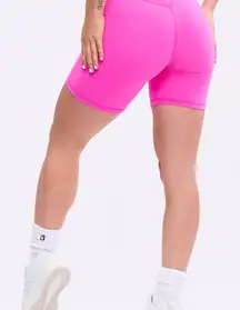 Buffbunny Collection Legacy Shorts Pink Seamless High Waisted Gym Activewear - S
