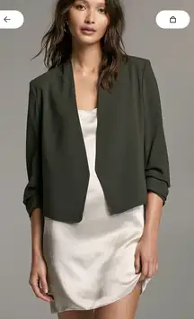 Aritzia Babaton Power Waist Blazer Coffee Bean Brown Size 4 EUC