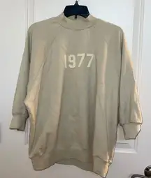 FEAR OF GOD ESSENTIALS WOMEN'S 1977 MOCK NECK-MEDIUM