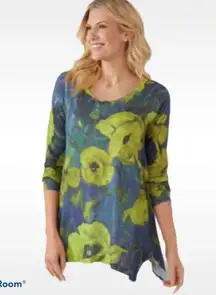 Soft Surroundings M knit top light sweater