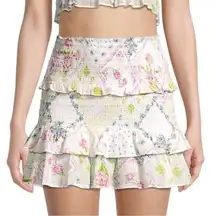 LoveShackFancy Sicily mini skirt NWT size M