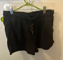 black sweatshorts M