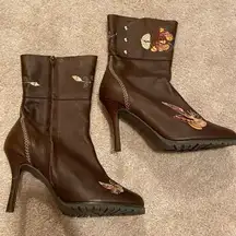 high heeled boots