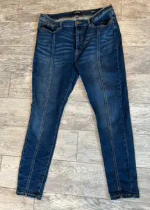 Judy Blue 15 x‎ 32 jeans 15x32 Denim Jean Skinny fit JB8863 front seam boho