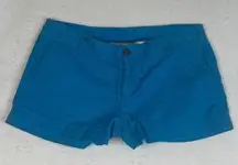 The North face Women’s Linen blend Chino Style Shorts Teal Blue Size 6