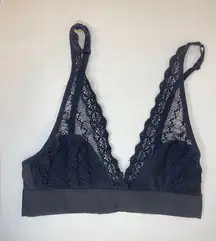 Marilyn Monroe Women’s Half Line Lace Bralette Thick‎ Band Bra Size S