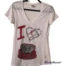 University of Alabama Vintage Graphic Burnout T-shirt