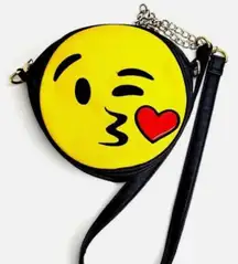 Handbag Collection Emoji blowing kiss crossbody Bag