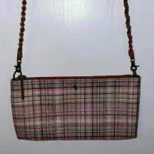 Elliot Lucca 3 way‎ demi clutch/crossbody/shoulder bag purse plaid