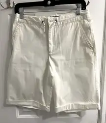 Last Chance! Polo Ralph Lauren White Bermuda Shorts Sz 16