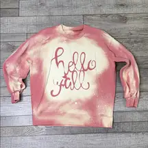 Lululemon Athletica Pink and Cream 'Hello Fall' Sweatshirt