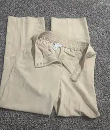 Tan Wide Leg Trouser