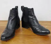 Rag & Bone Black Leather Chelsea Ankle Boots Size EU 38.