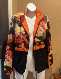 Seek the label black and orange jacket