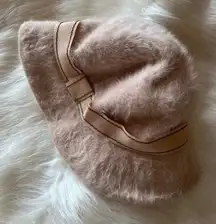 VINTAGE‎ Kangol Furgora Rachel Fedora ANGORA pink 90s y2k
