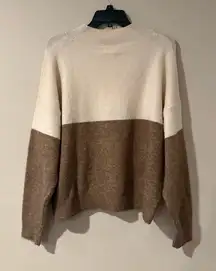 H&M Two Tone Turtleneck Sweater | Size: Large
