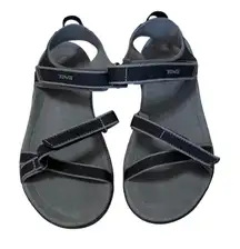 Teva Sport Sandals Women's Gray Adjustable Straps Outdoor Walking Size 6.5
