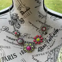 Lia‎ Sophia Flower Pot Necklace