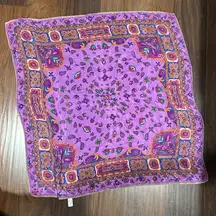 Oscar de la Renta 100% Silk Scarf