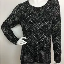 Lucky Sweater Size Medium With Lining Chevron Print‎ Career Office Wear