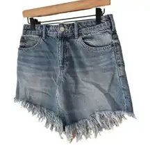 We The Free Fringe Denim Skirt Size‎ 26