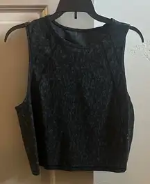 Lululemon Sculpt Cropped Tank Top in Leopard Camo