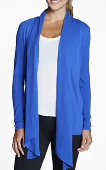 Astoria Shrug Cobalt Blue Open Front Cardigan