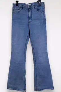 ZARA‎ Bootcut Flared Blue Jeans Denim Women's Size 10 Classic Western Retro Cute