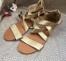 Elastic Gladiator Sandals