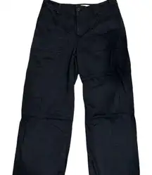 Madewell Women's Black Wide Leg Pants