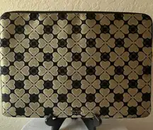 Kate Spade: Black & Gold Odette Jacquard Universal Padded Laptop Sleeve