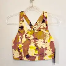 Mono B NWT Watercolor Sports Bra Size L