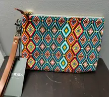 NWT Myra Bag Women's Multicolor Clutch Bag