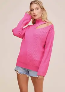ASTR The Label Cut Out Sweater