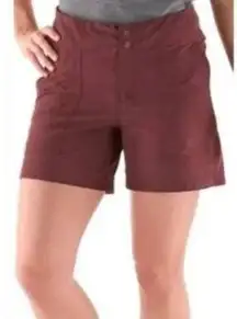 REI Co-op 2 29 Screeline Shorts Women's Regular Fit CACAO Maroon Red