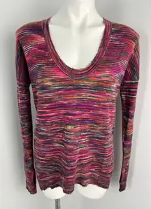 Zadig and Volatire Deluxe "Preppy" Striped 100% Cashmere Sweater Medium