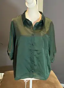Women’s Gilli Briana Top Hunter Green Size L NWT