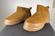 Moon Boot Tan Suede Boots