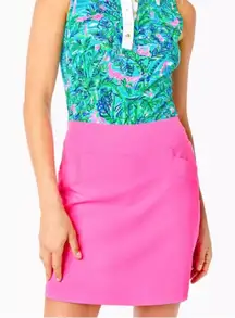 NWT Lilly Pulitzer UPF 50+ Luxletic Maryana Skort Prosecco Pink size M