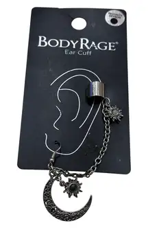 BodyRage Ear Cuff with Moon NWT